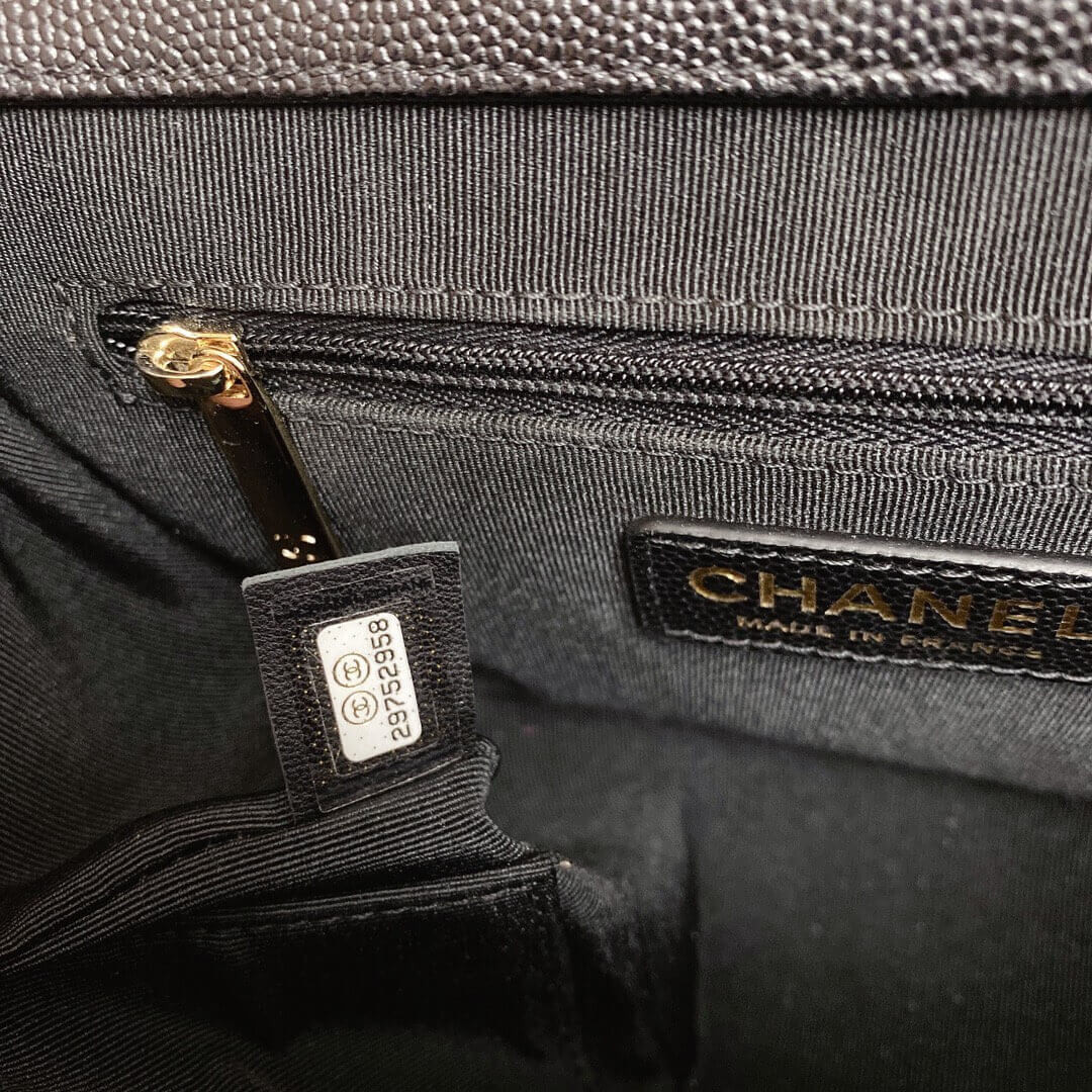 Chanel Quilted Caviar Leather Small Business Affinity Bag A93749