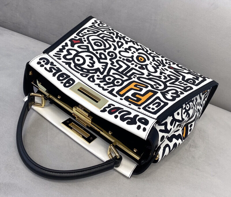 Fendi x Mr. Doodle Peekaboo Bag 8325