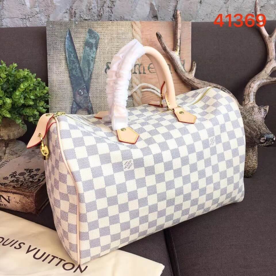 Louis Vuitton Damier Azur Canvas Speedy 35 N41369