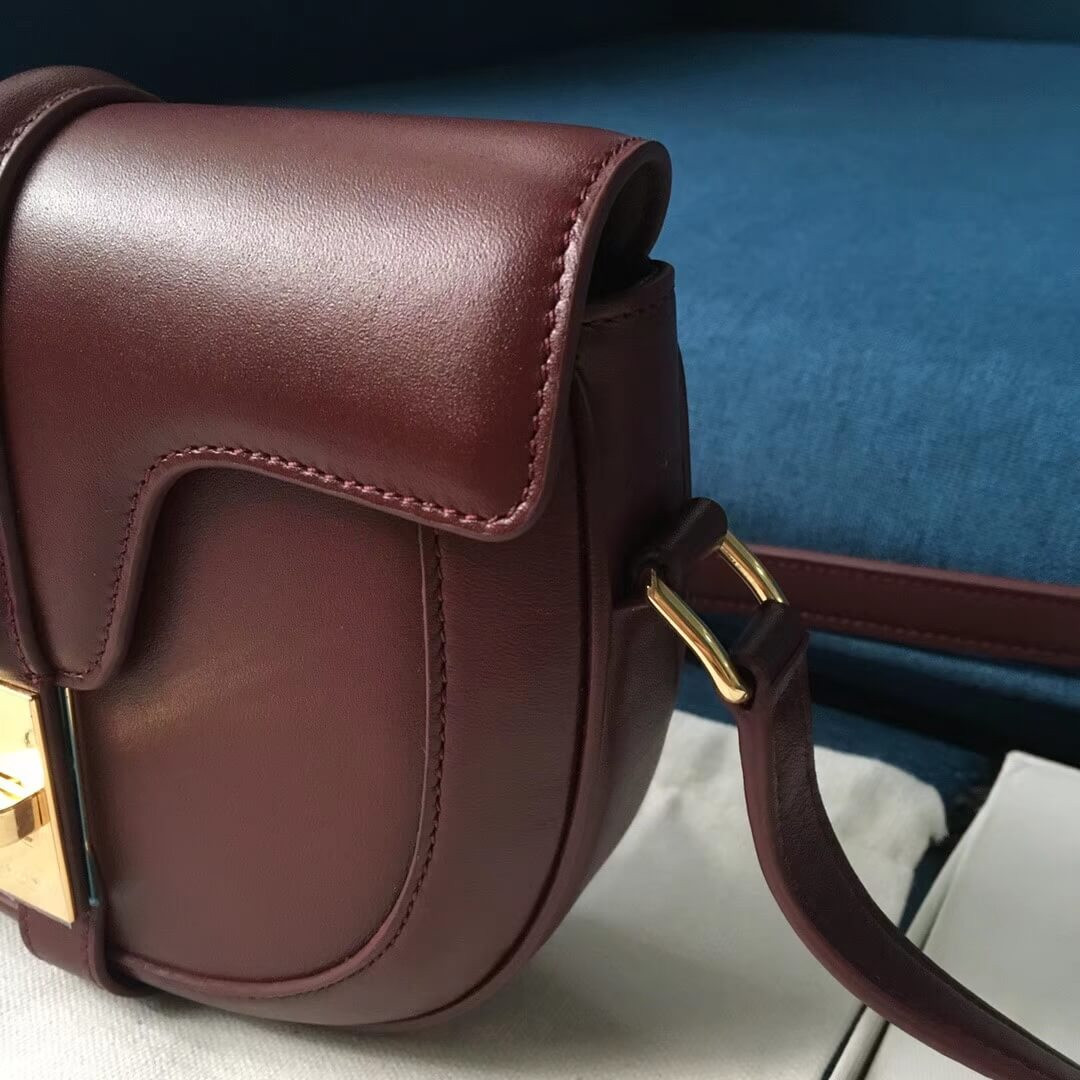 Celine Small Besace 16 Bag In Satinated Calfskin 188013