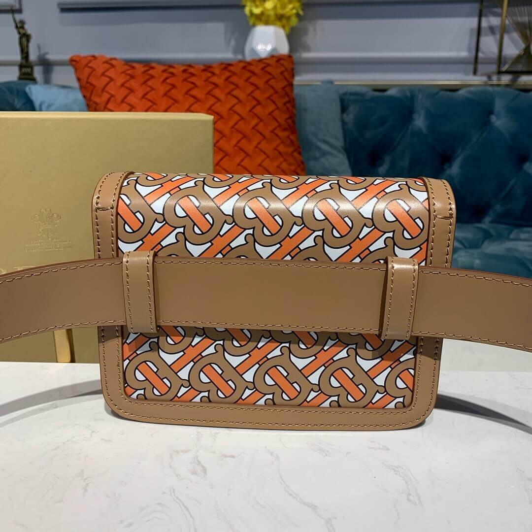 Burberry Belted Monogram Lambskin TB Bag 80171091