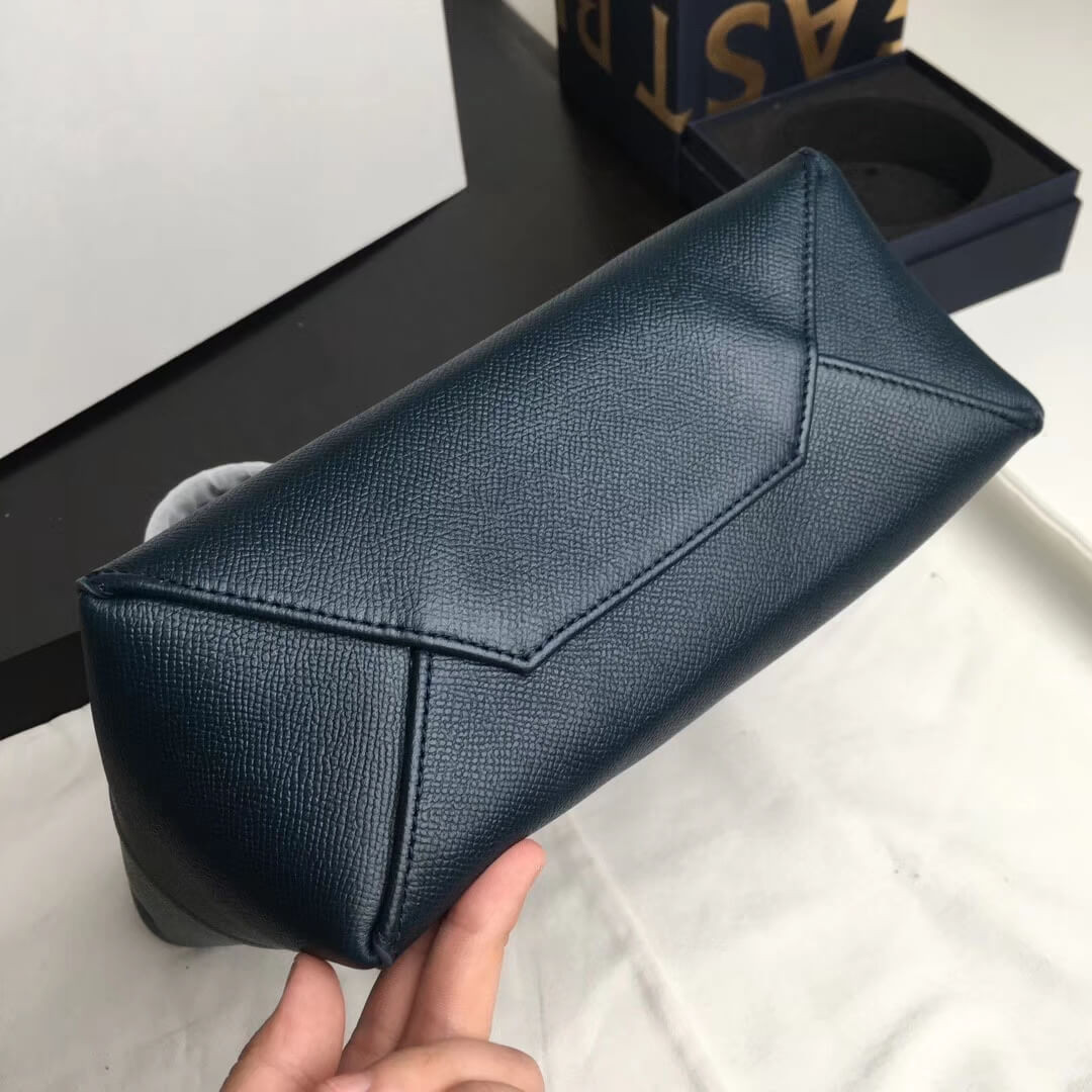 Celine Small Cabas In Grained Calfskin 189813 Green/Blue