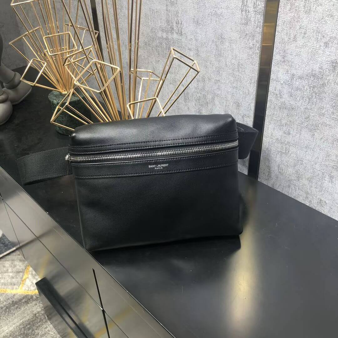 Saint Laurent YSL City Camera Bag In Matte Leather 634717