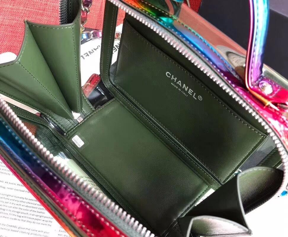 Chanel Vanity Case In Multicolour PVC A93343