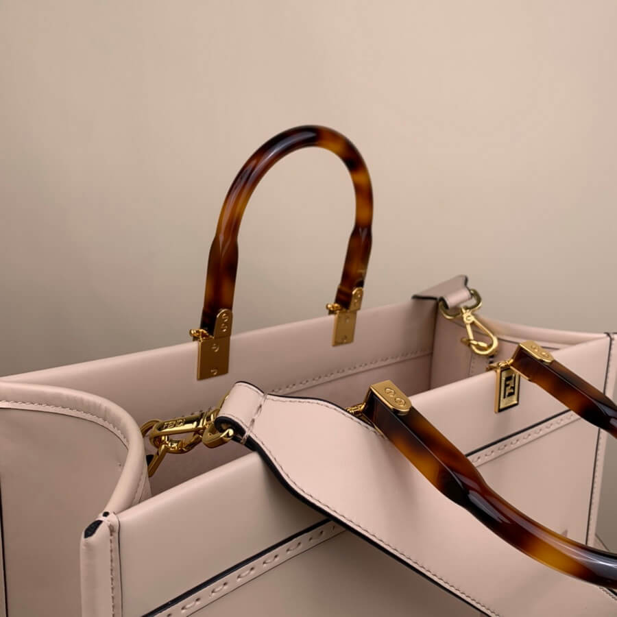 Fendi Medium Sunshine Shopper 8BH386 Light Pink