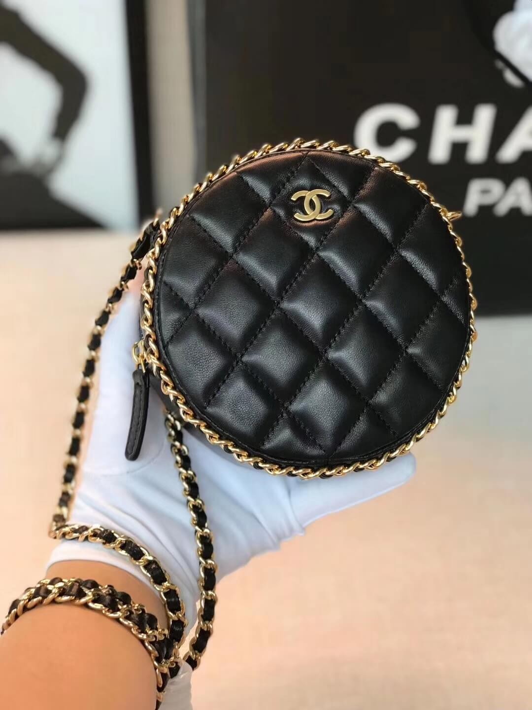 Chanel Round Clutch Chain Bag A70657