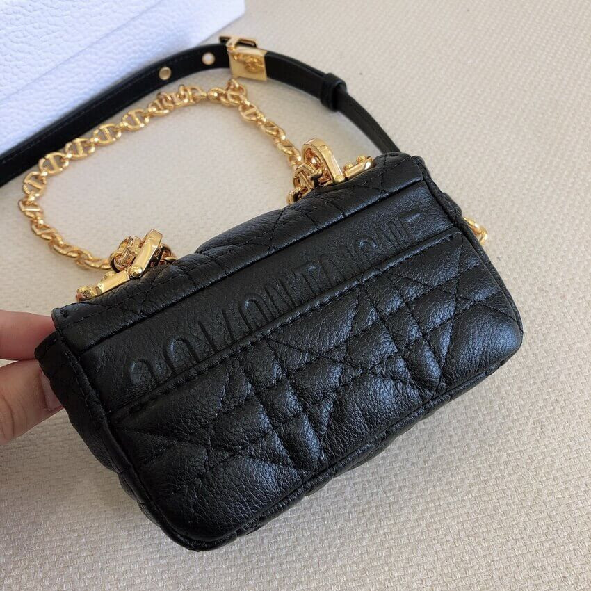 Christian Dior Micro Caro Bag Supple Cannage Calfskin S2022