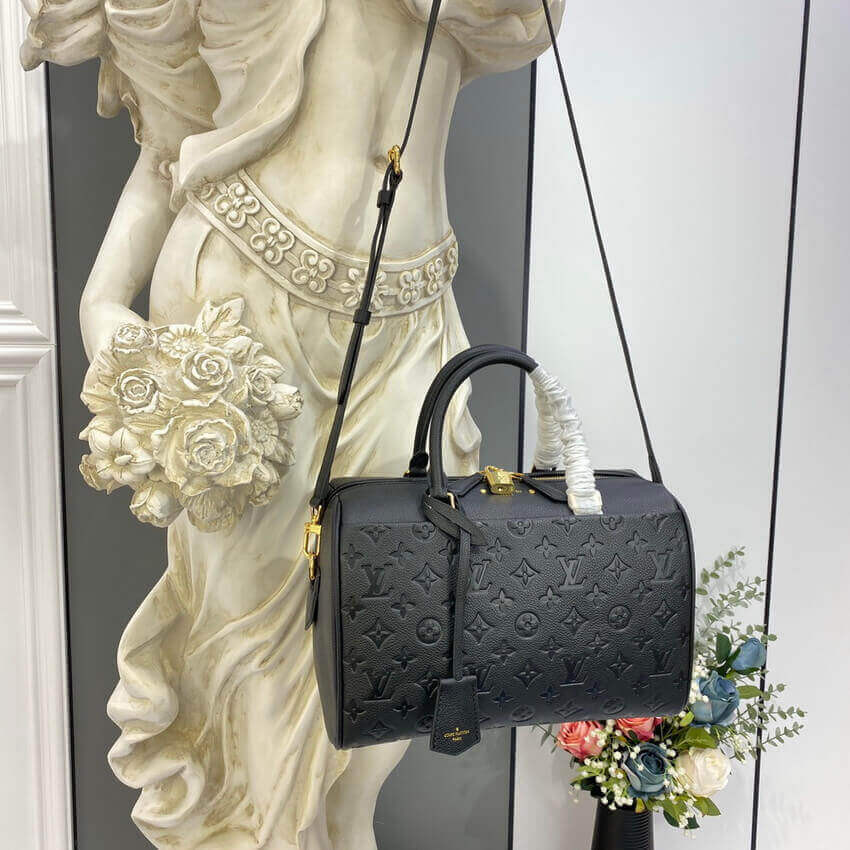 Louis Vuitton Monogram Empreinte Speedy Bandouliere 30 M42406