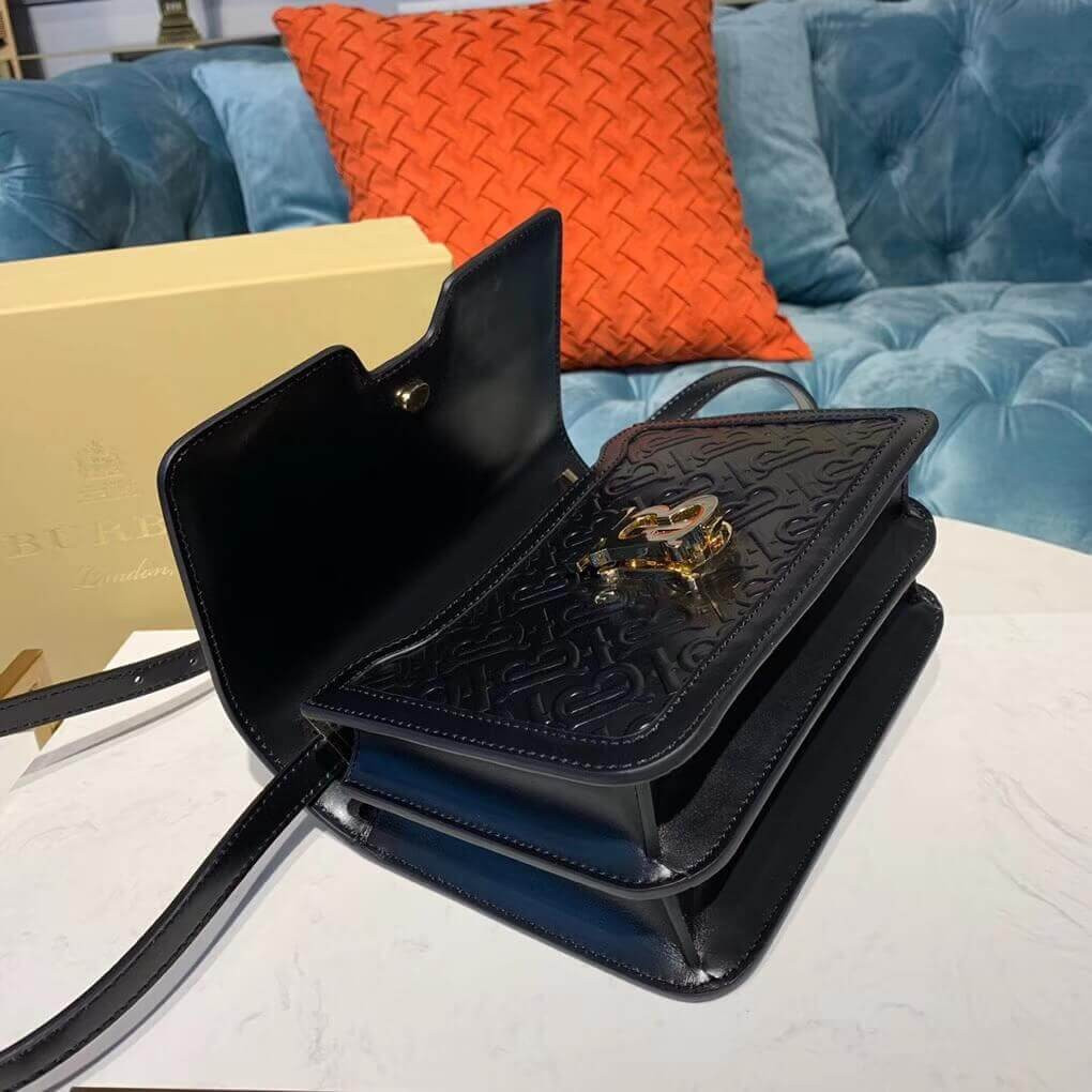 Burberry Small Monogram Leather TB Bag 80140871