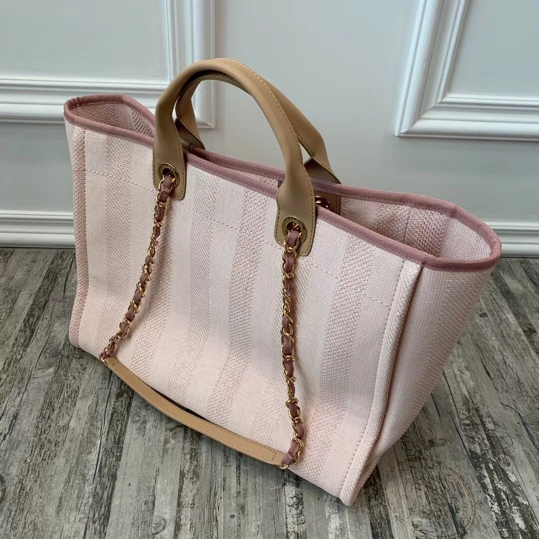 Chanel Mixed Fibers Shopping Bag GM A66941