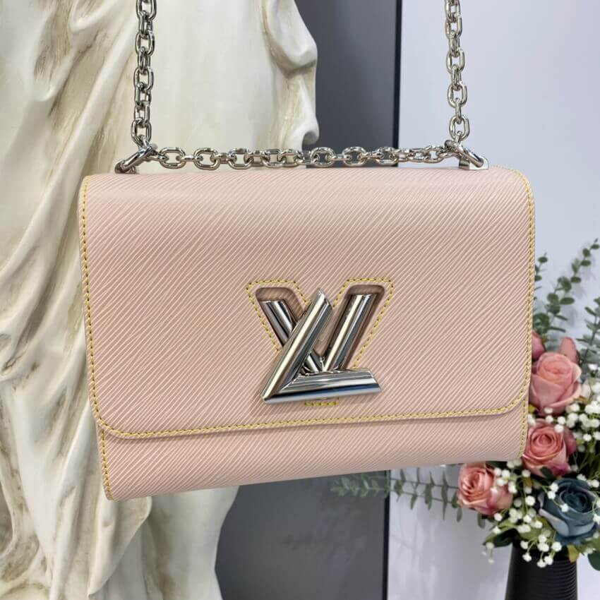 Louis Vuitton Epi Leather Twist MM M50282 Rose Ballerine