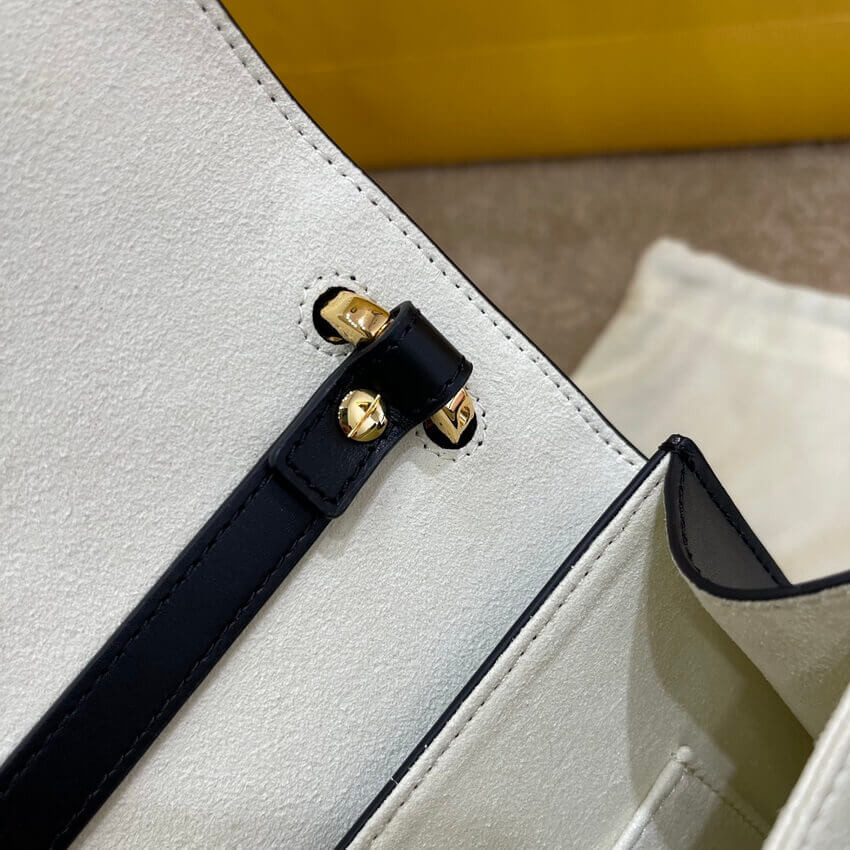 Fendi Kan U Medium Leather Shoulder Bag 8M5327