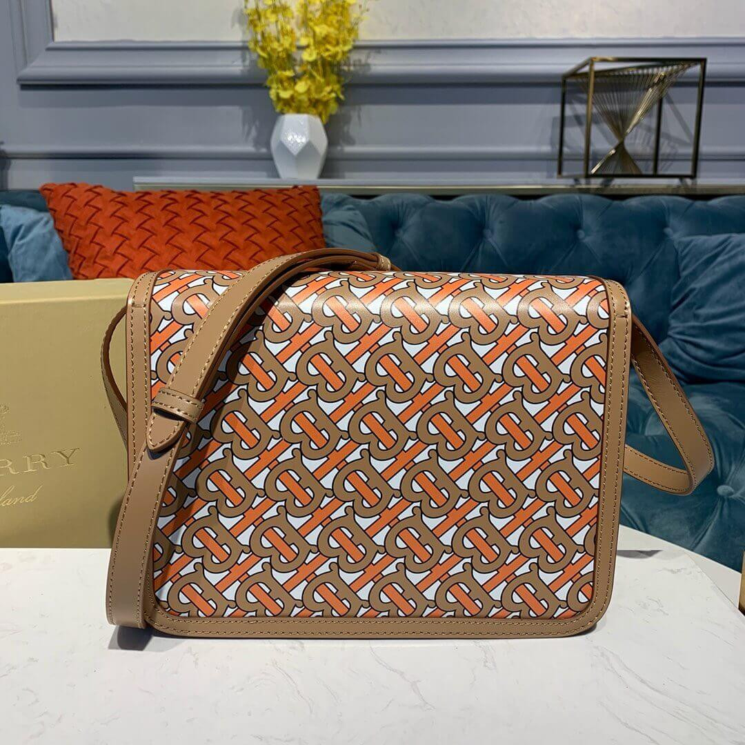 Burberry Medium Monogram Lambskin TB Bag 80147891