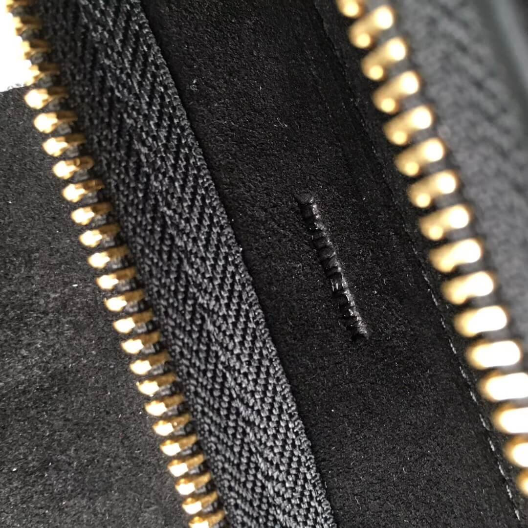 Celine Micro Belt Bag In Grained Calfskin 189153 Black