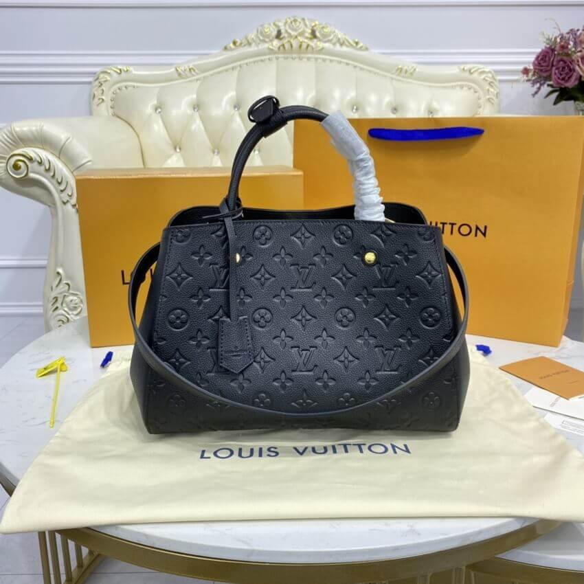 Louis Vuitton Monogram Empreinte Leather Montaigne MM M41048