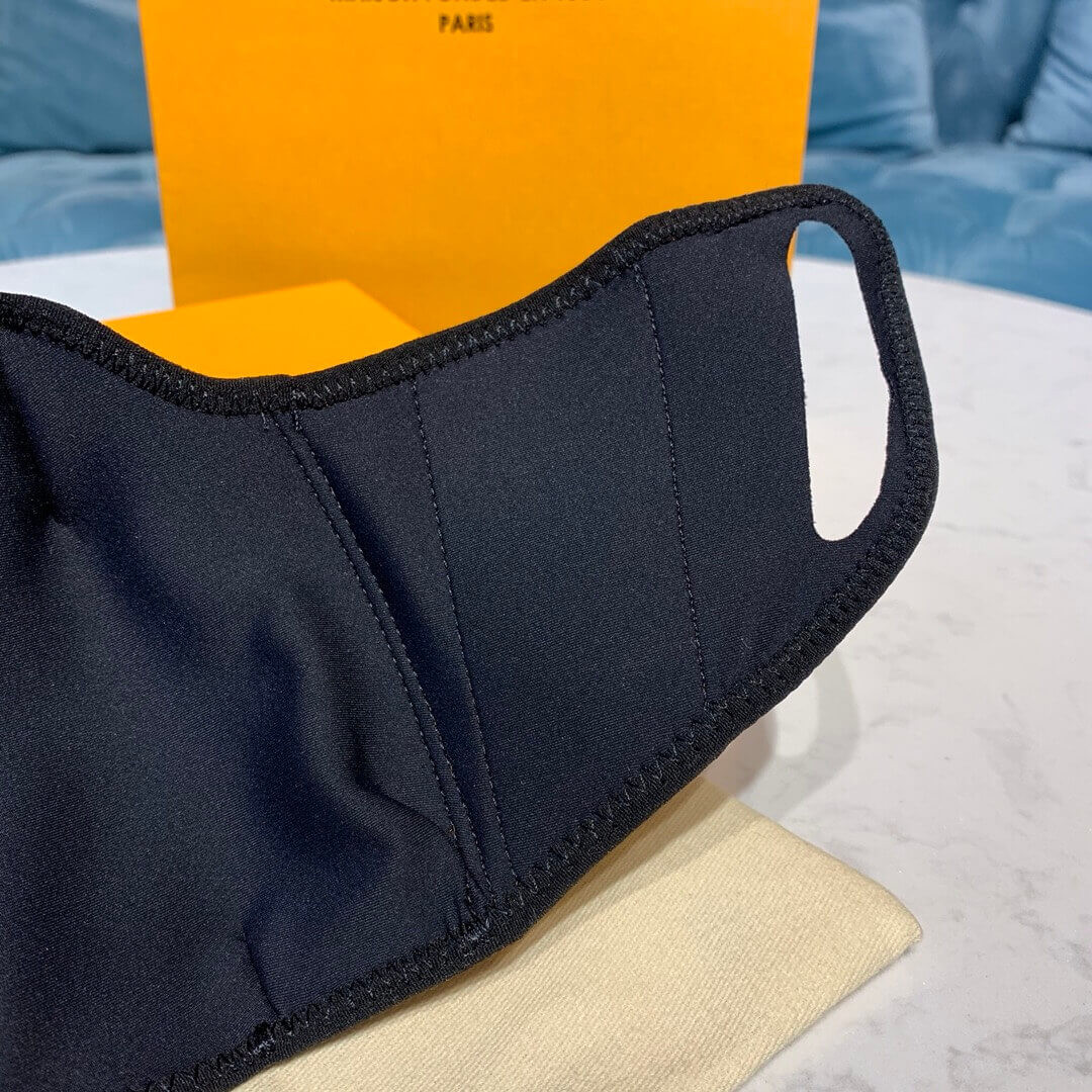 Louis Vuitton Monogram Brown Leather Face Mask