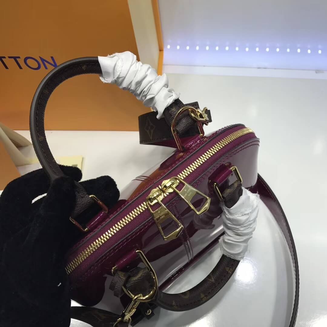 Louis Vuitton Patent Leather Alma BB M54785