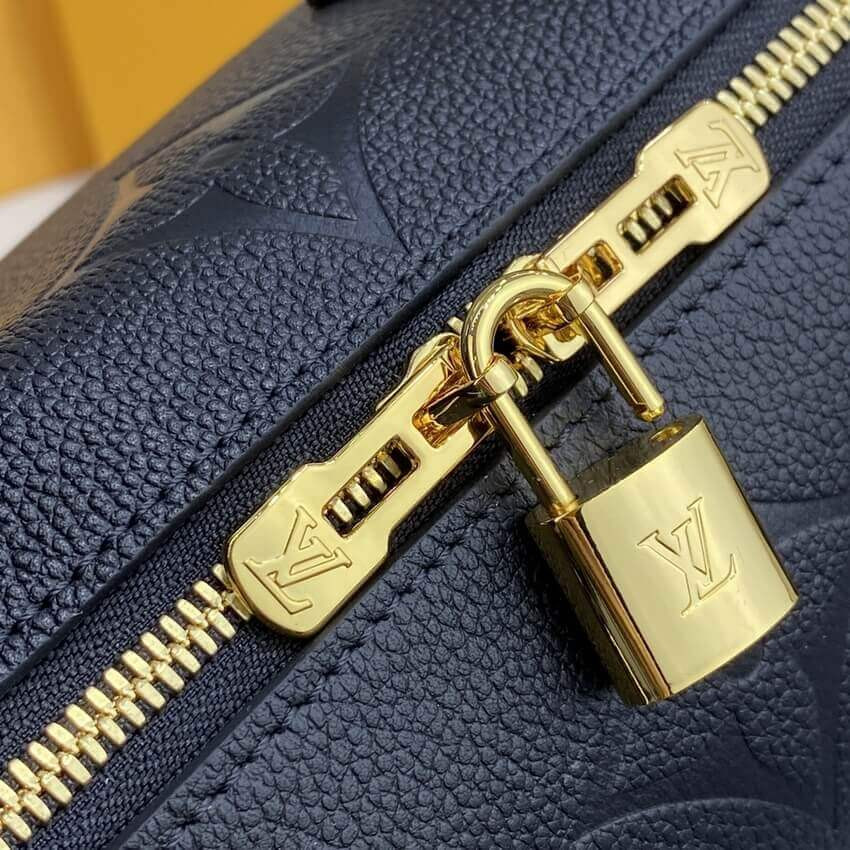 Louis Vuitton Monogram Empreinte Speedy Bandouliere 25 Black