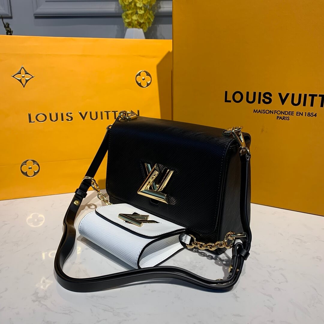 Louis Vuitton Twist MM And Twisty M55683 Black/White