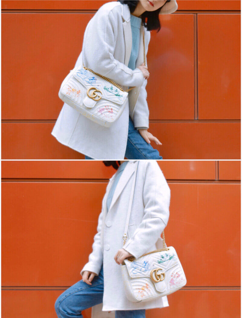 Disney x Gucci GG Marmont Medium Shoulder Bag 443496