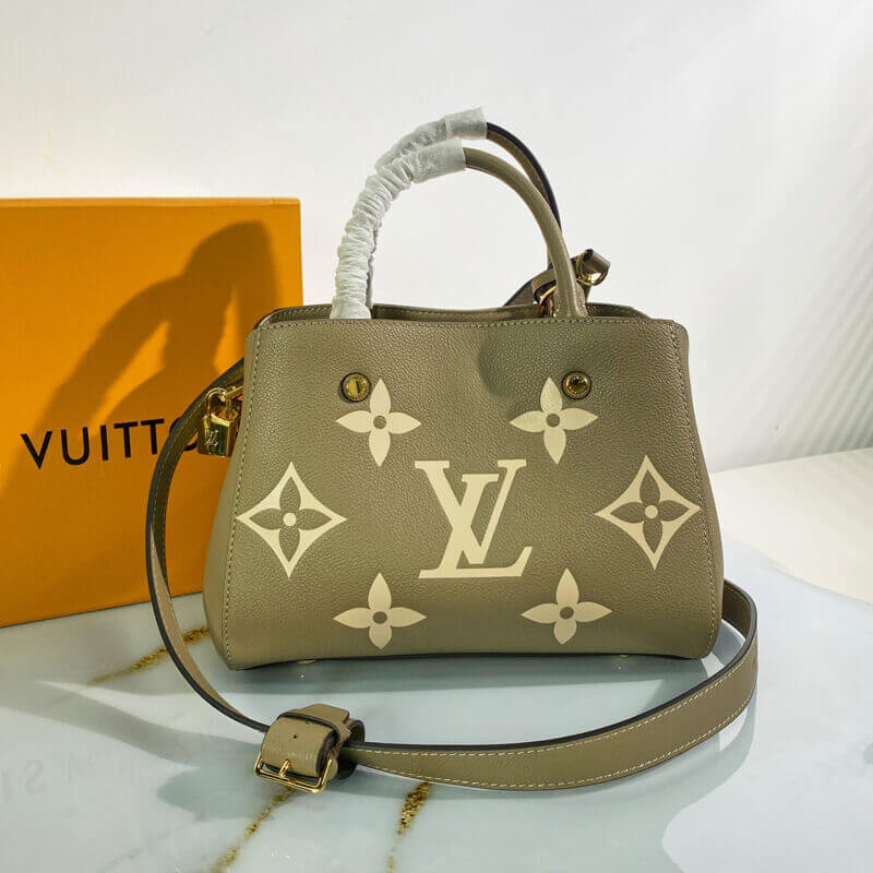 Louis Vuitton Monogram Empreinte Leather Montaigne BB M45489