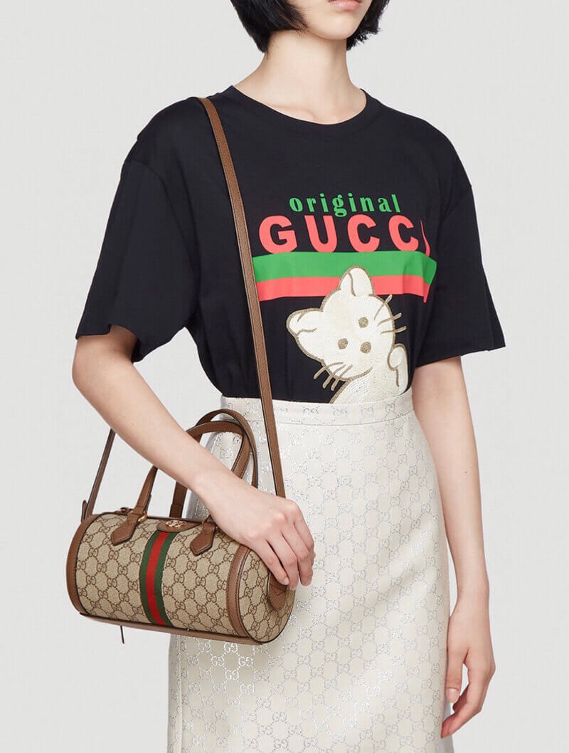 Gucci Ophidia GG Small Boston Bag 602577