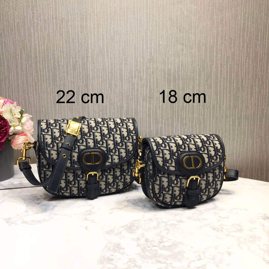 Christian Dior Medium Dior Bobby Bag in Oblique Jacquard M9319