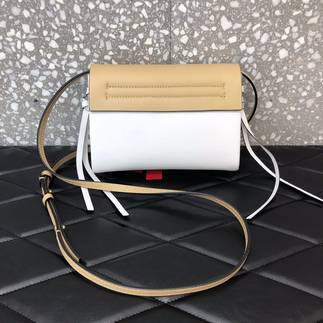 Valentino Garavani Mini Vring Smooth Calfskin And Buffalo Leather Shoulder Bag 0004