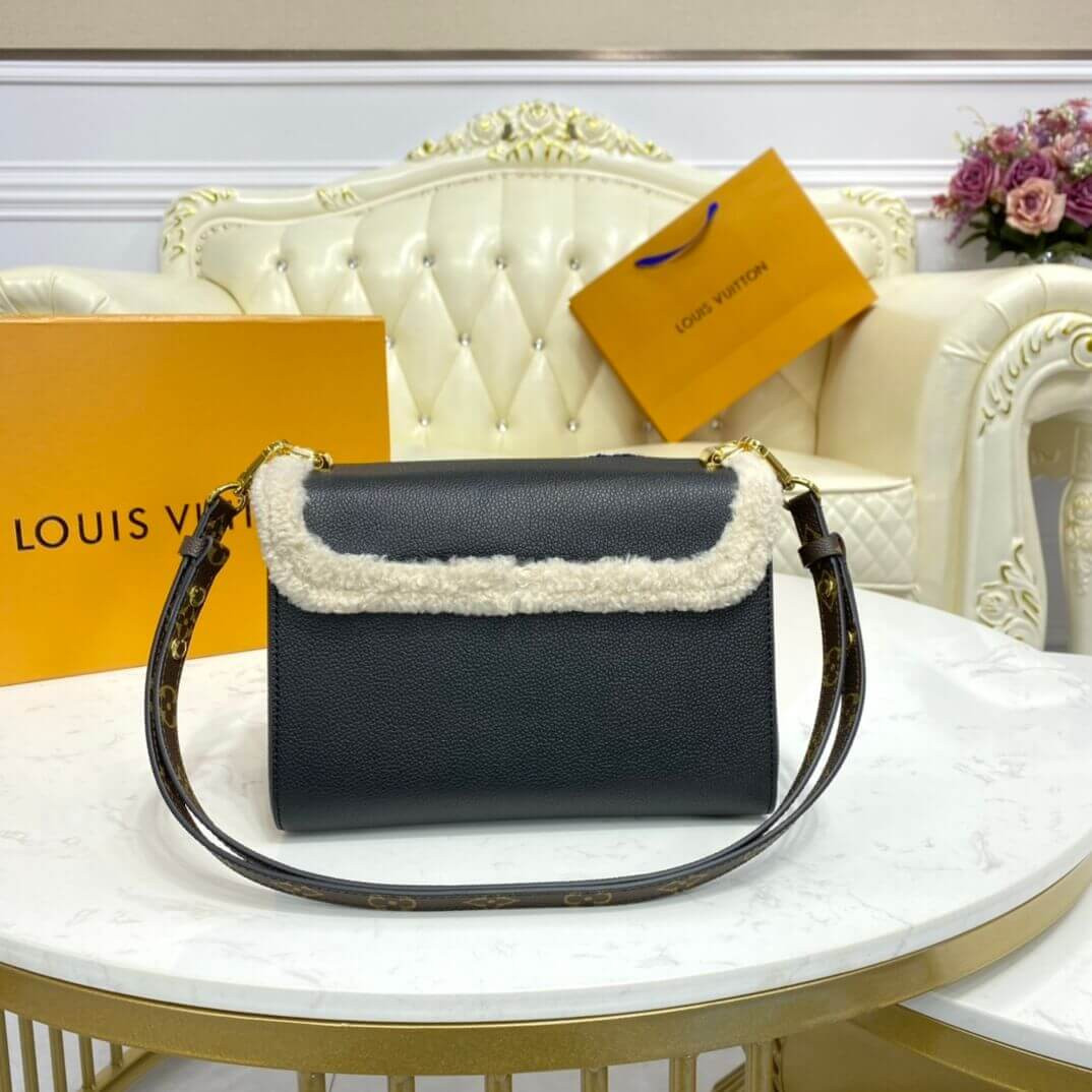 Louis Vuitton Twist MM M56976 In Leather and Shearling