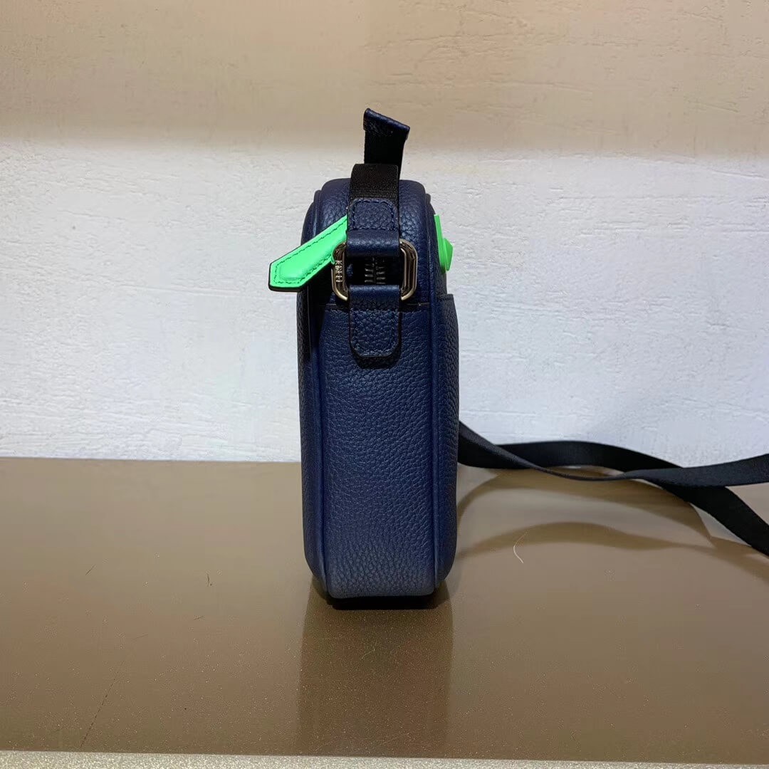 Fendi Grained Leather Small Messenger Bag 7VA456