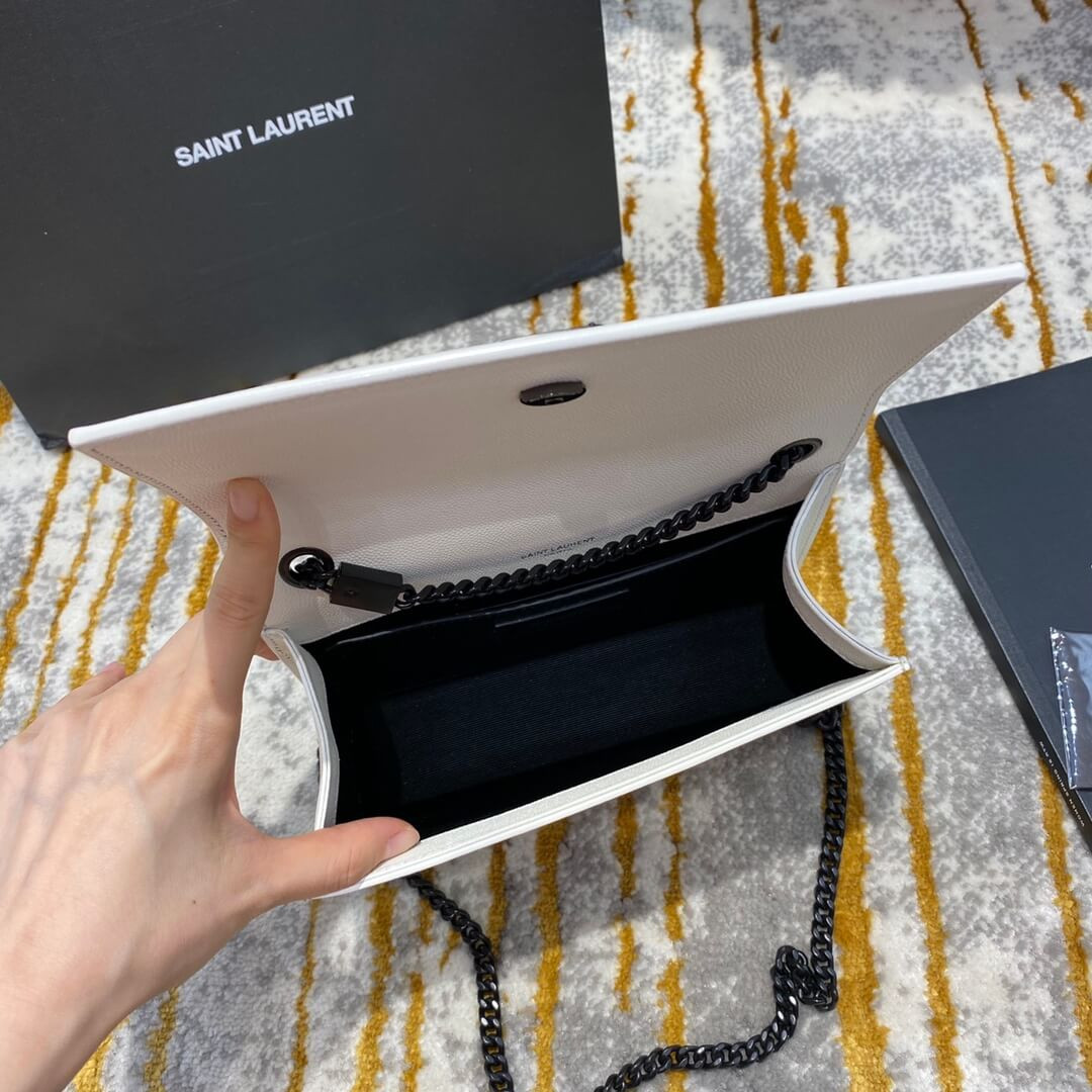 YSL Saint Laurent Classic Small Kate Chain Bag 20cm In Grain Leather 469390