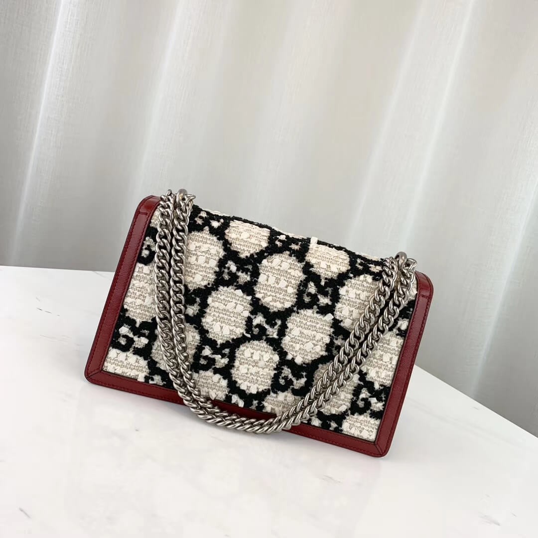 Gucci Dionysus GG Tweed Small Shoulder Bag 400249