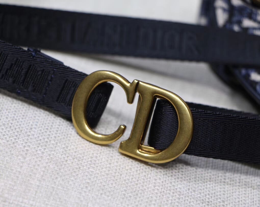 Christian Dior Mini Oblique Saddle Bag M0447