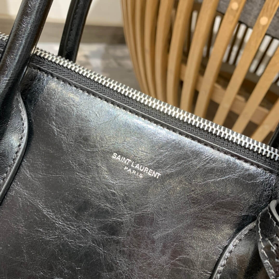 Saint Laurent Sac De Jour Souple 36 Duffle Bag In Moroder Leather 491714