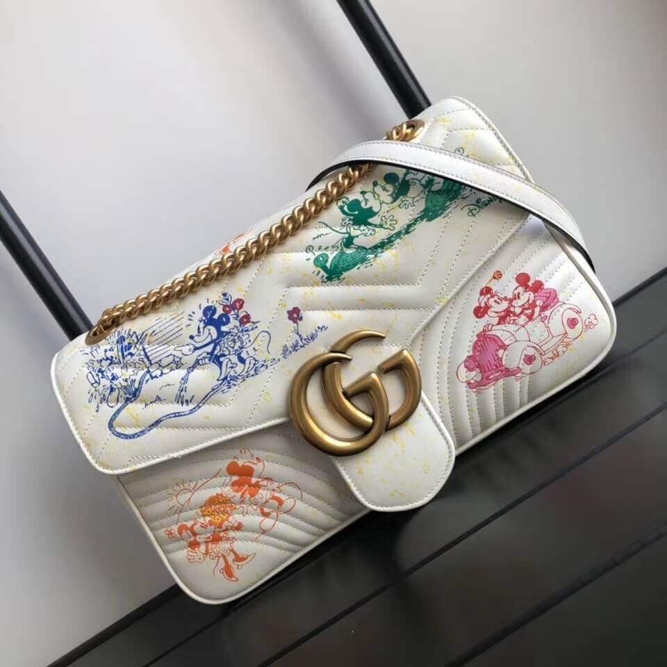 Disney x Gucci GG Marmont Medium Shoulder Bag 443496