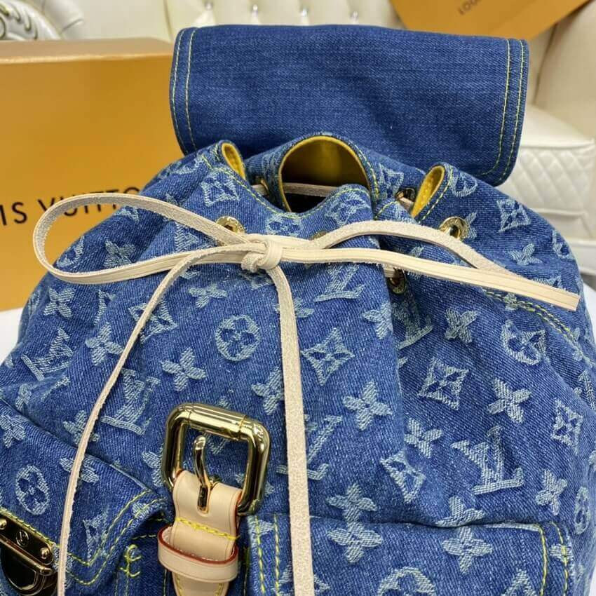 Louis Vuitton Monogram Denim Sac A Dos GM Backpack M95056