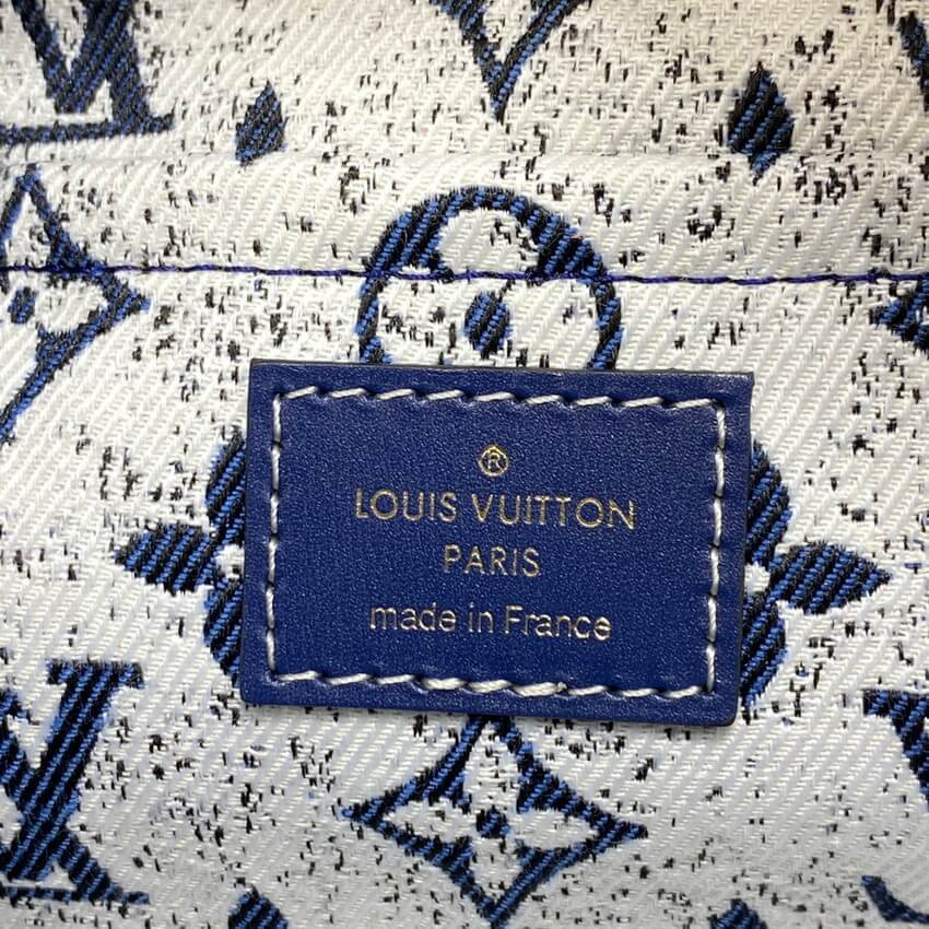 Louis Vuitton Denim Jacquard Textil Square Bag M59611
