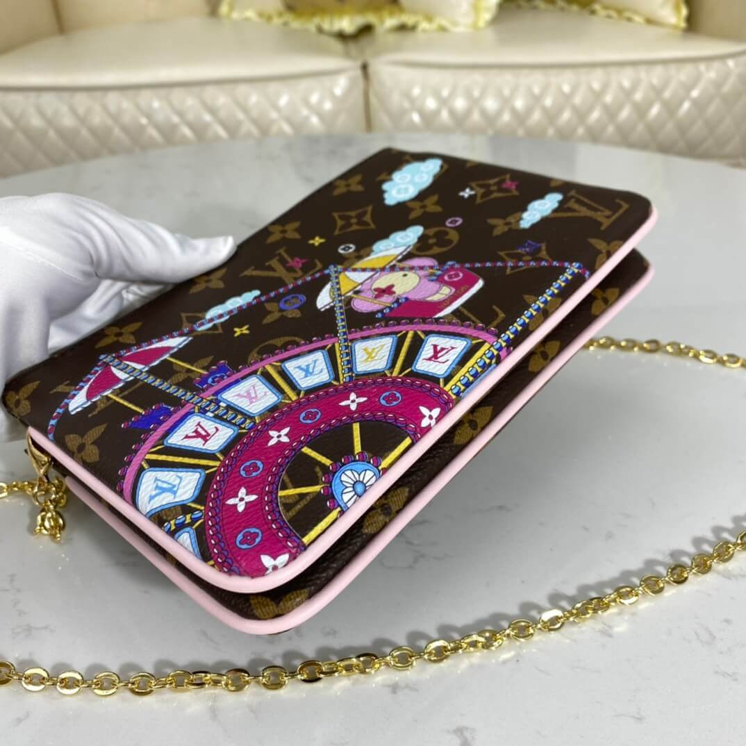 Louis Vuitton Double Zip Pochette M69744