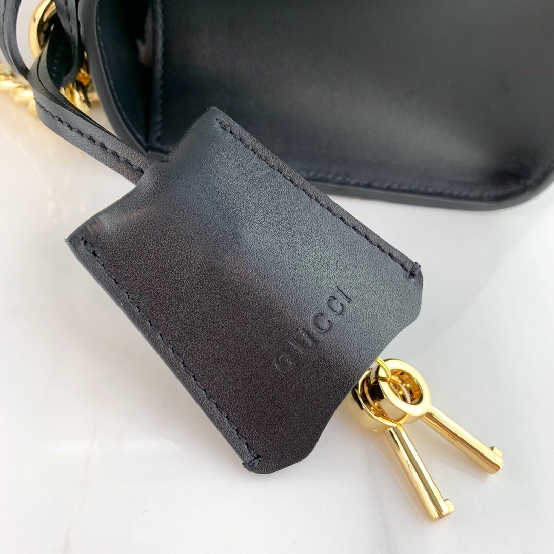 Gucci Padlock Small Gucci Signature Shoulder Bag 409487