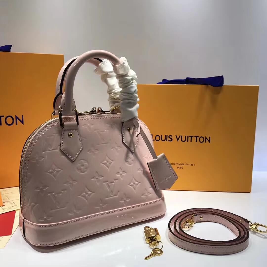 Louis Vuitton Monogram Vernis Alma BB M50415