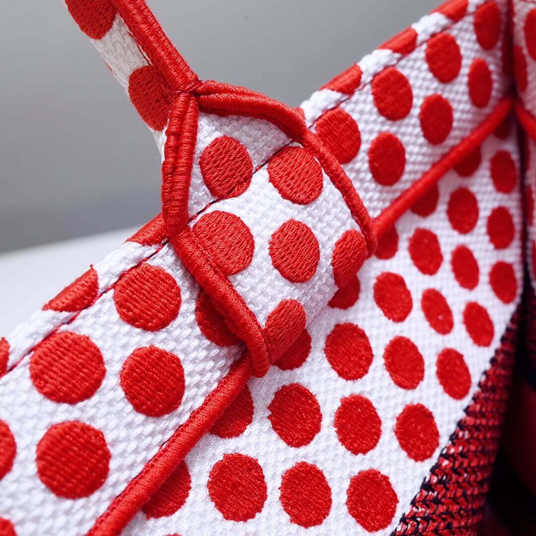 Dior Polkadot Dioramour Small Book Tote Bag M1296