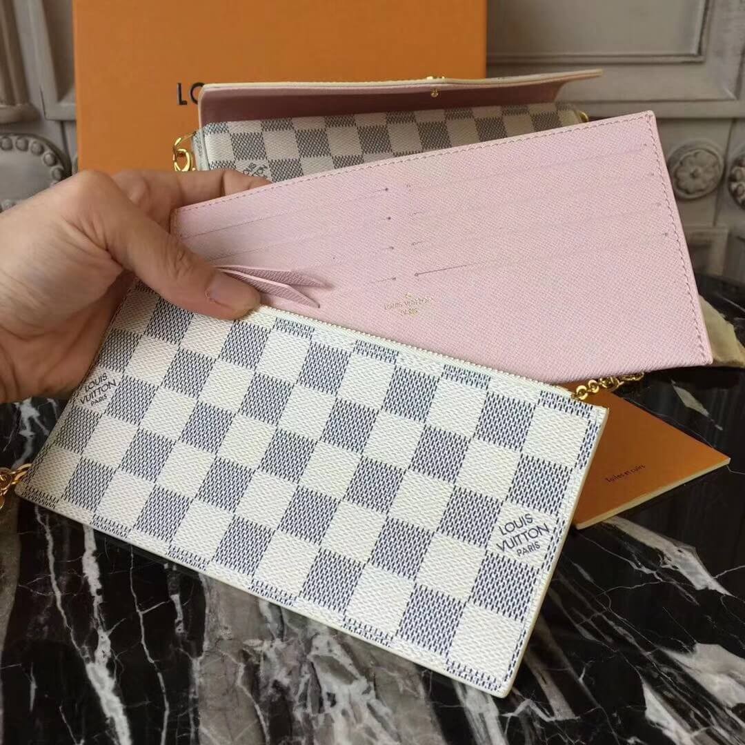 Louis Vuitton Damier Azur Canvas Pochette Felicie N63106