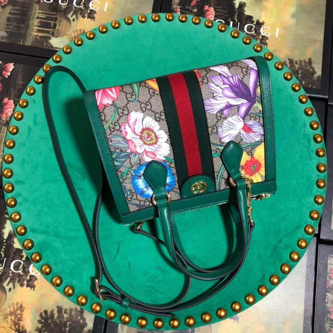Gucci Ophidia GG Flora Small Tote Bag 547551