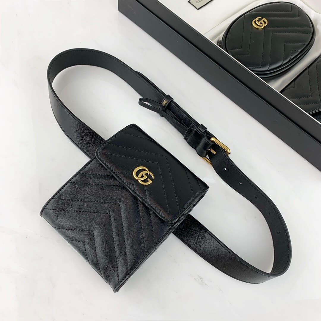 Gucci GG Marmont Matelasse Belt Bag 524597