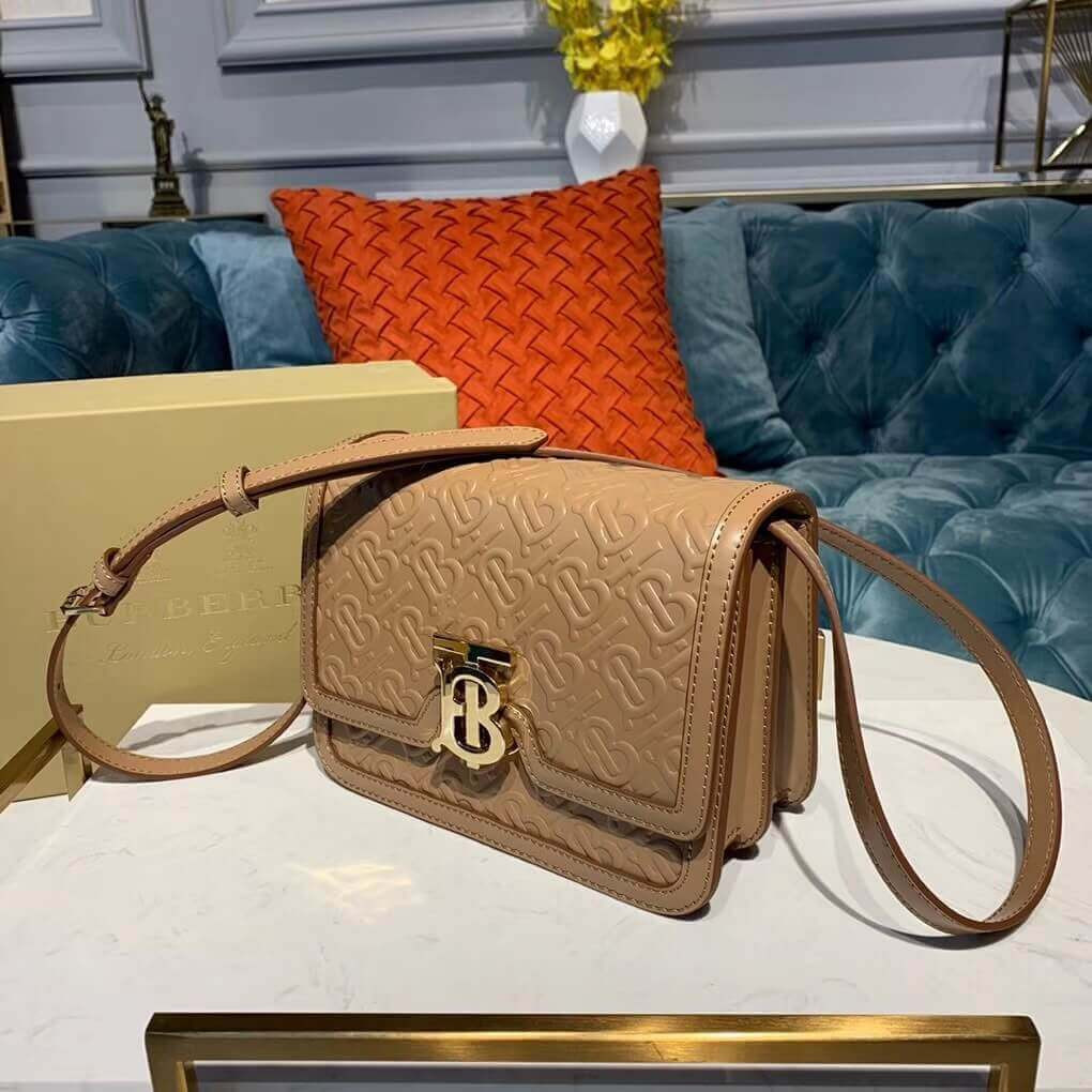 Burberry Small Monogram Leather TB Bag 80140861