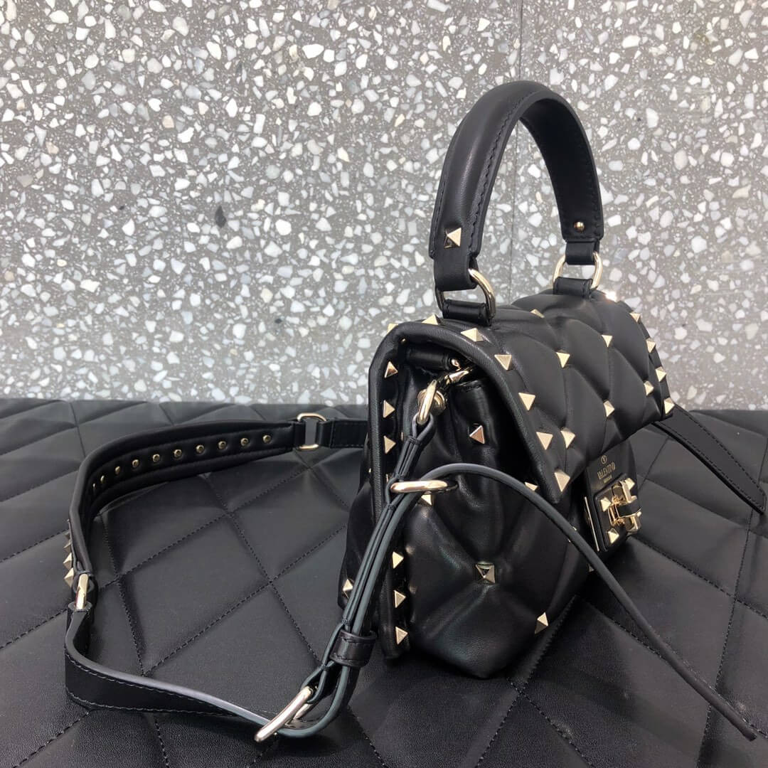 Valentino Garavani Candystud Mini Leather Shoulder Bag 0220