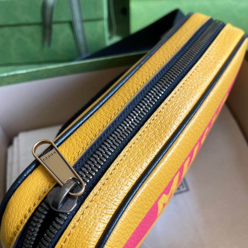 Gucci 100 Belt Bag In Yellow Leather 602695
