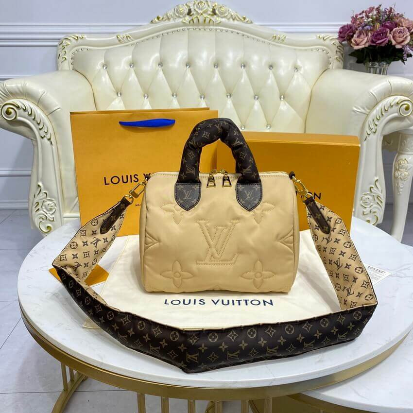 Louis Vuitton Econyl Speedy Bandouliere 25 M59008 Beige