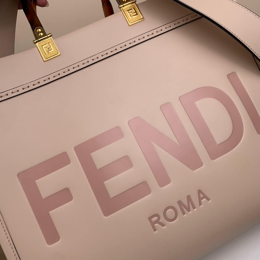 Fendi Medium Sunshine Shopper 8BH386 Light Pink