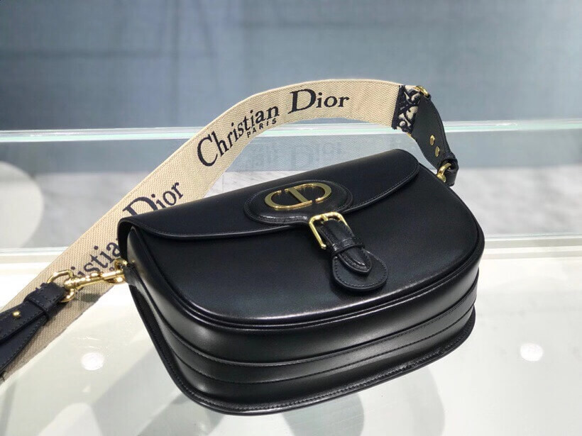 Dior Large Bobby Bag in Box Calfskin M9320